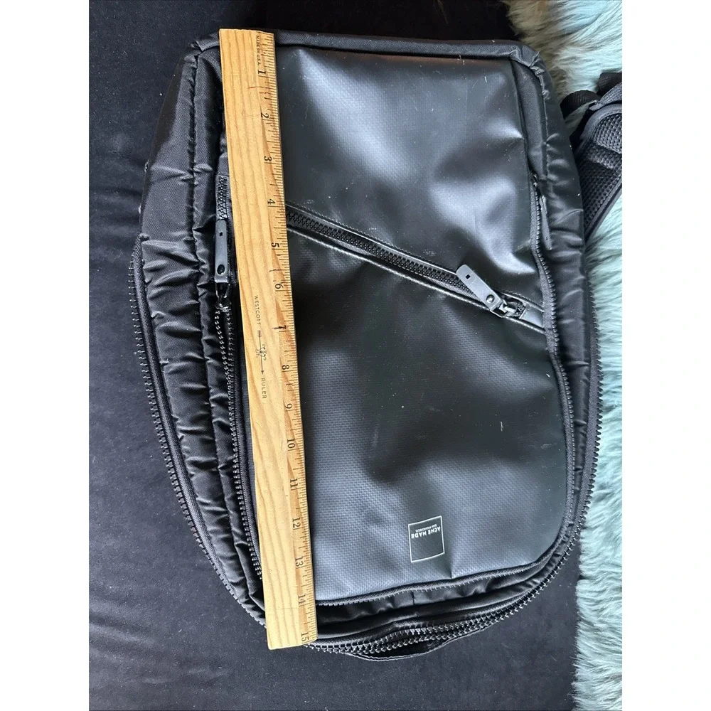 Acme Made Union Backpack for Travel with Computer‎ Padded Work College Black